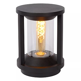 CADIX Bollard light Outdoor 1x15W E27 IP65 Black (Lucide)