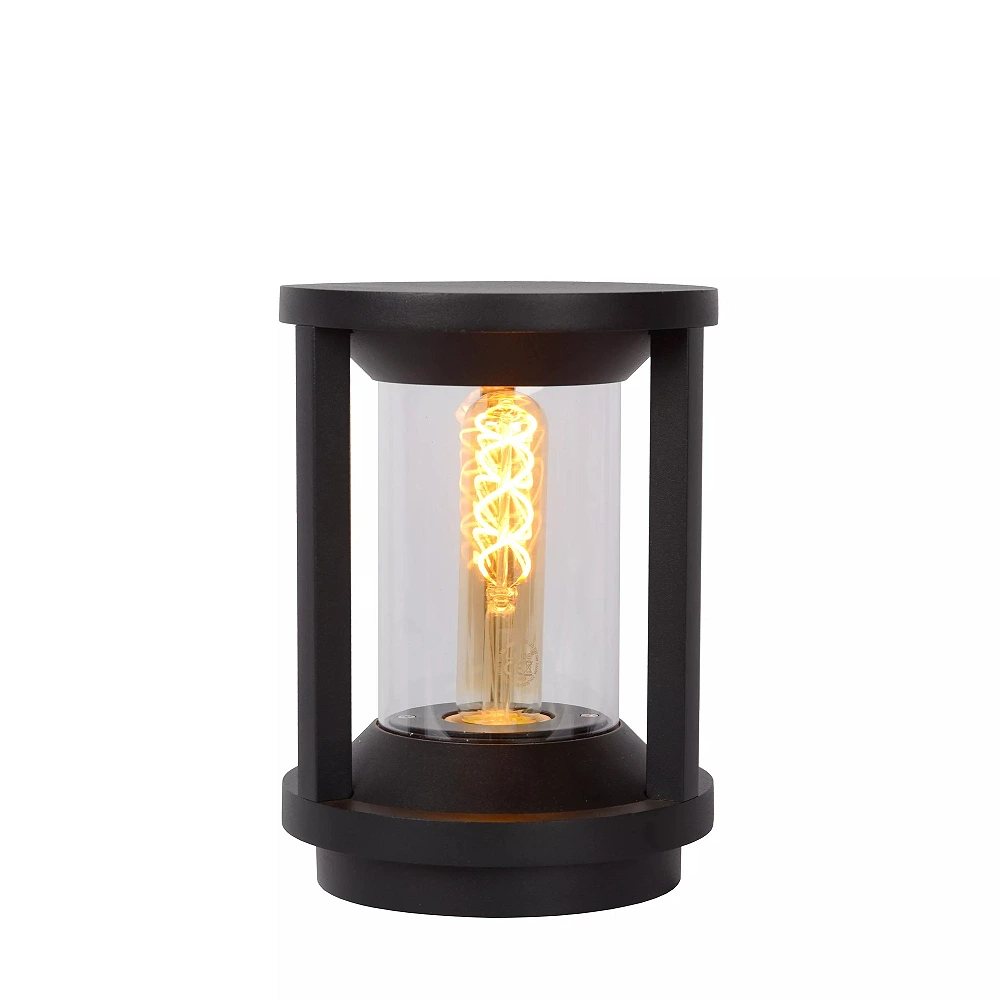 CADIX Bollard light Outdoor 1x15W E27 IP65 Black (Lucide)