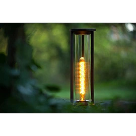 CADIX Bollard light Outdoor 1x15W E27 IP65 Black (Lucide)