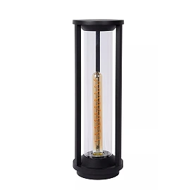 CADIX Bollard light Outdoor 1x15W E27 IP65 Black (Lucide)