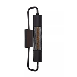 CALIXT wall light 51 cm 1xE27 black (Lucide)