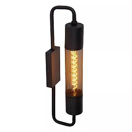 CALIXT wall light 51 cm 1xE27 black (Lucide)