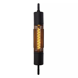 CALIXT wall light 51 cm 1xE27 black (Lucide)
