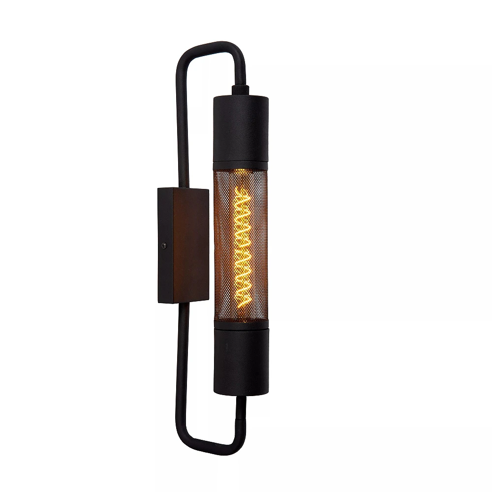CALIXT wall light 51 cm 1xE27 black (Lucide)