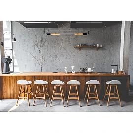 CALIXT pendant light L 122 cm 2xE27 black (Lucide)