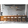 CALIXT pendant light L 122 cm 2xE27 black (Lucide)