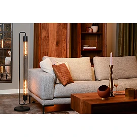 CALIXT floor lamp H 130 cm 2xE27 black (Lucide)