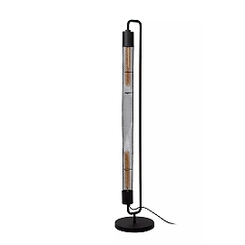 CALIXT floor lamp H 130 cm 2xE27 black (Lucide)