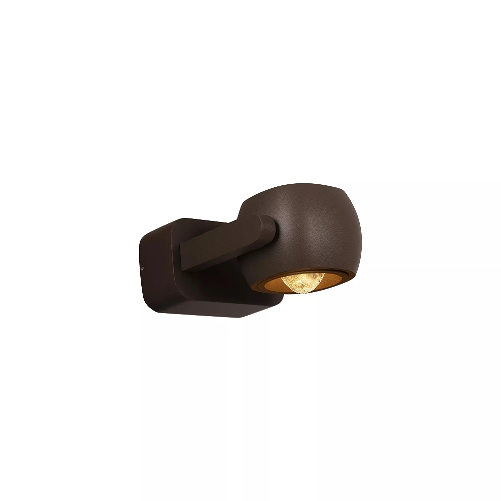 CAPRI Wall spotlight Indoor/Outdoor 1x8W Integrated LED IP54 Coffee (Lucide)
