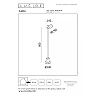 CAPRI floor lamp indoor/outdoor LED 1x8W IP54 coffee (Lucide)