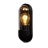 CAPSULE outdoor wall light 1xE27 black (Lucide)