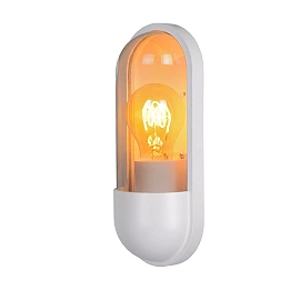 CAPSULE outdoor wall light 1x15W E27 white (Lucide)