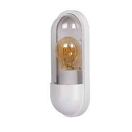 CAPSULE outdoor wall light 1x15W E27 white (Lucide)