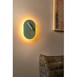 CARMINO Sienas lampa LED 1x9,8W 2700K zaļa (Lucide)