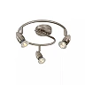 CARO-LED ceiling spotlight Ø31 cm GU10 3 x 5 W 2700K satin chrome (Lucide)