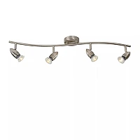 CARO-LED ceiling spotlight GU10 4 x 5 W 2700K satin chrome (Lucide)