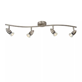 CARO-LED ceiling spotlight GU10 4 x 5 W 2700K satin chrome (Lucide)