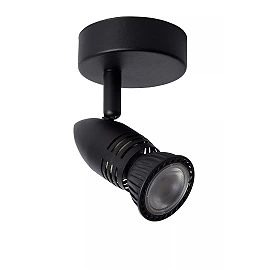 CARO Ceiling spotlight Ø9 cm 1xGU10 5W Black (Lucide)