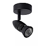 CARO Ceiling spotlight Ø9 cm 1xGU10 5W Black (Lucide)