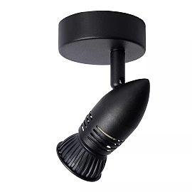 CARO Ceiling spotlight Ø9 cm 1xGU10 5W Black (Lucide)