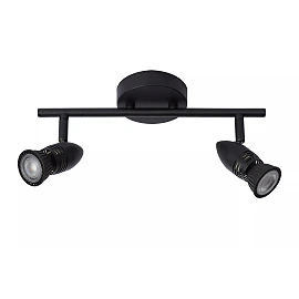 CARO Ceiling spotlight 2xGU10 5W Black (Lucide)