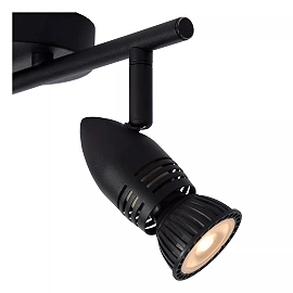 CARO Ceiling spotlight 2xGU10 5W Black (Lucide)