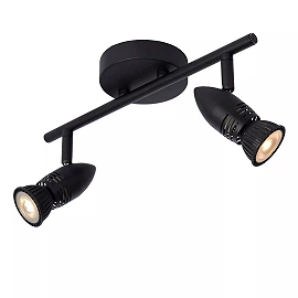 CARO Ceiling spotlight 2xGU10 5W Black (Lucide)