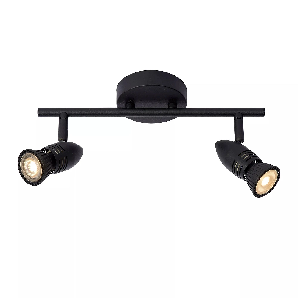 CARO Ceiling spotlight 2xGU10 5W Black (Lucide)