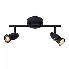 CARO Ceiling spotlight 2xGU10 5W Black (Lucide)