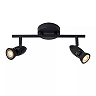 CARO Ceiling spotlight 2xGU10 5W Black (Lucide)