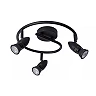 CARO Ceiling spotlight Ø31 cm 3xGU10 5W Black (Lucide)