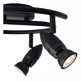 CARO Ceiling spotlight Ø31 cm 3xGU10 5W Black (Lucide)