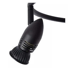CARO Ceiling spotlight Ø31 cm 3xGU10 5W Black (Lucide)