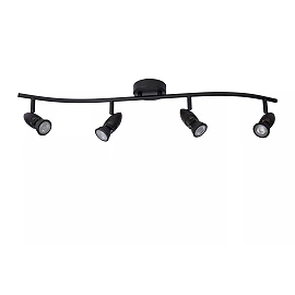 CARO Ceiling spotlight 4xGU10 5W Black (Lucide)
