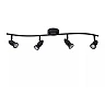CARO Ceiling spotlight 4xGU10 5W Black (Lucide)