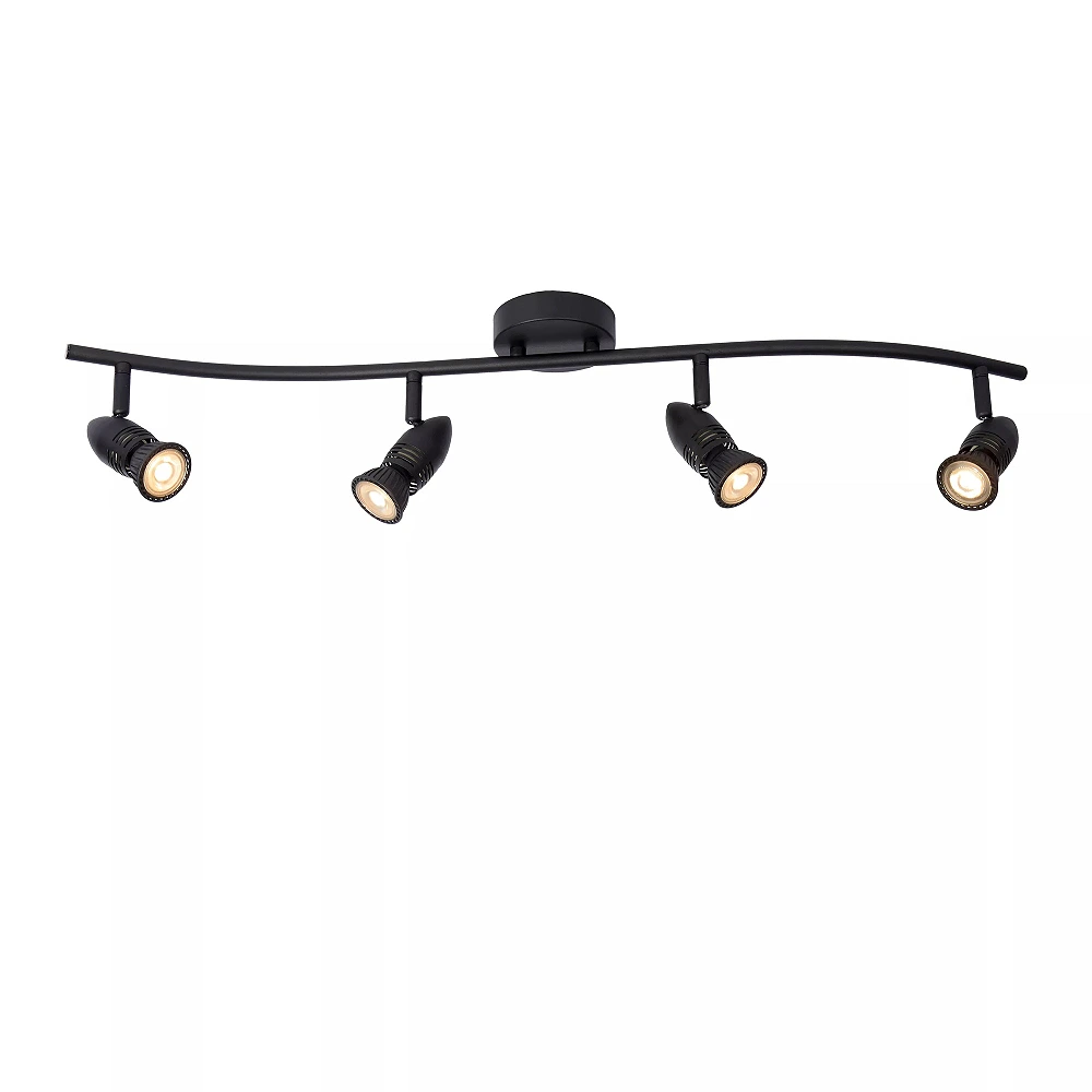 CARO Ceiling spotlight 4xGU10 5W Black (Lucide)