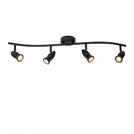 CARO Ceiling spotlight 4xGU10 5W Black (Lucide)