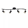 CARO Ceiling spotlight 4xGU10 5W Black (Lucide)