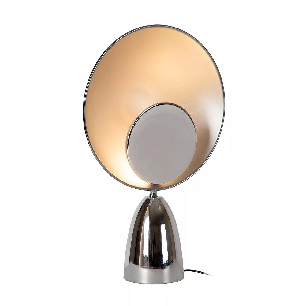 CASTAMAR table lamp Ø25.5 cm LED 8W 2100K chrome (Lucide)