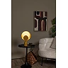 CASTAMAR galda lampa Ø25,5 cm LED 8W 2100K okera dzeltena (Lucide)