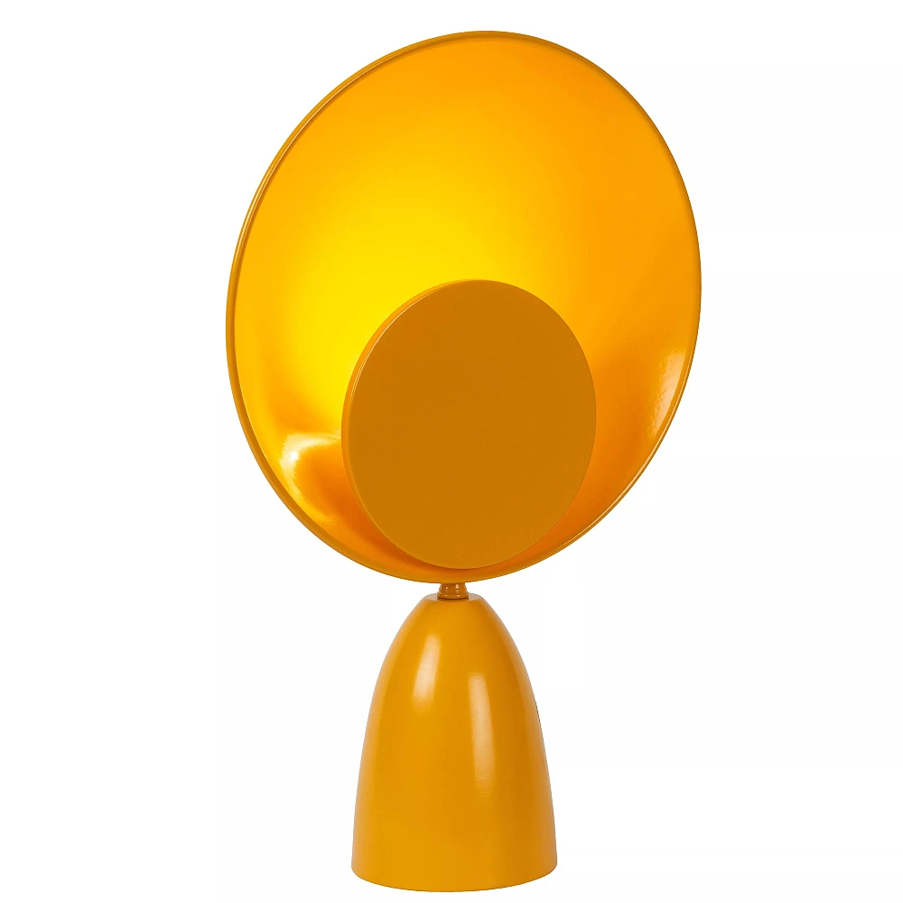 CASTAMAR table lamp Ø25.5 cm LED 8W 2100K ocher yellow (Lucide)