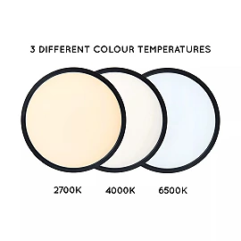 CASTOR flush ceiling light LED 20 W 2700-6500 K + RGB opal (Lucide)