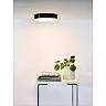 CERES-LED bathroom ceiling light Ø21.5 cm LED 30W IP44 Black (Lucide)