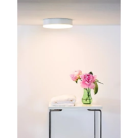 CERES-LED bathroom ceiling light Ø21.5 cm LED 30W IP44 White (Lucide)