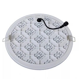 CERES-LED bathroom ceiling light Ø21.5 cm LED 30W IP44 White (Lucide)