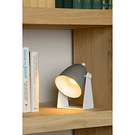 CHAGO galda lampa 14.5x12 cm 1xE14 pelēka (Lucide)