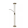 CHAMPION-LED floor reading lamp LED 20W + 4W bronze (Lucide)
