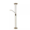 CHAMPION-LED floor reading lamp LED 20W + 4W bronze (Lucide)