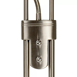 CHAMPION-LED stāvlampa lasīšanai LED 20W + 4W satīna hroma (Lucide)