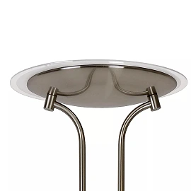 CHAMPION-LED stāvlampa lasīšanai LED 20W + 4W satīna hroma (Lucide)